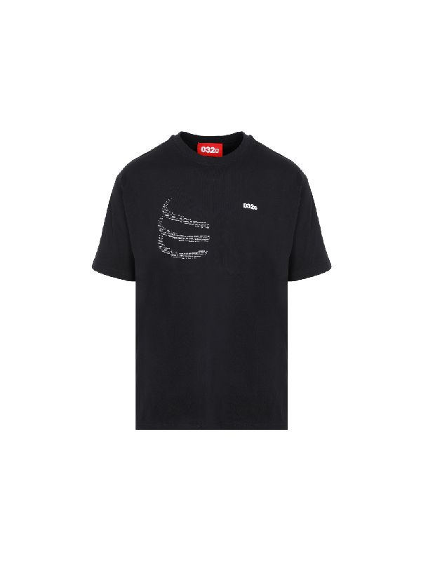 [국내배송] 032C 스켈레톤 프린팅 로고 티셔츠  SS22 C 1011